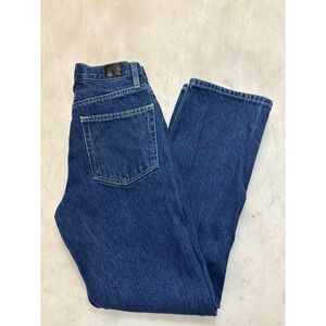 BDG Urban Outfitters Cowboy Jean Dark Wash High Waisted Straight Leg Women Sz 25